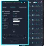configuración de alerta de fútbol en el smartphone