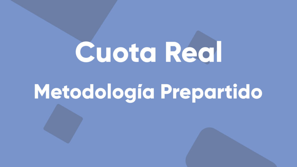 cuota real metodología prepartido