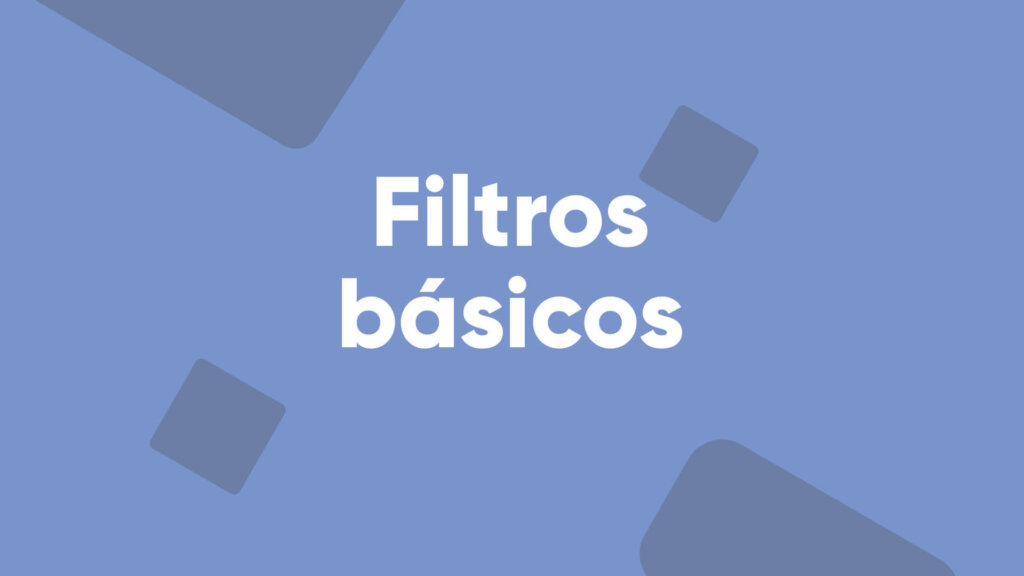 tutorial filtros básicos betpractice